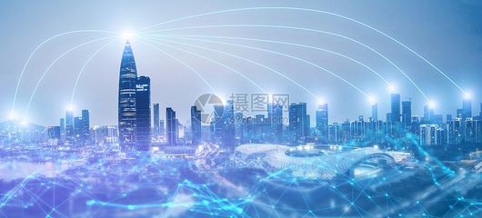 网络科技城市 通讯技术开发与视觉呈现的完美融合